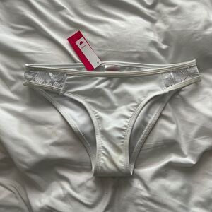Target Xhilaration Cheeky White Swim Bottoms S